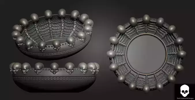 Necromancer Bowl 3D print model