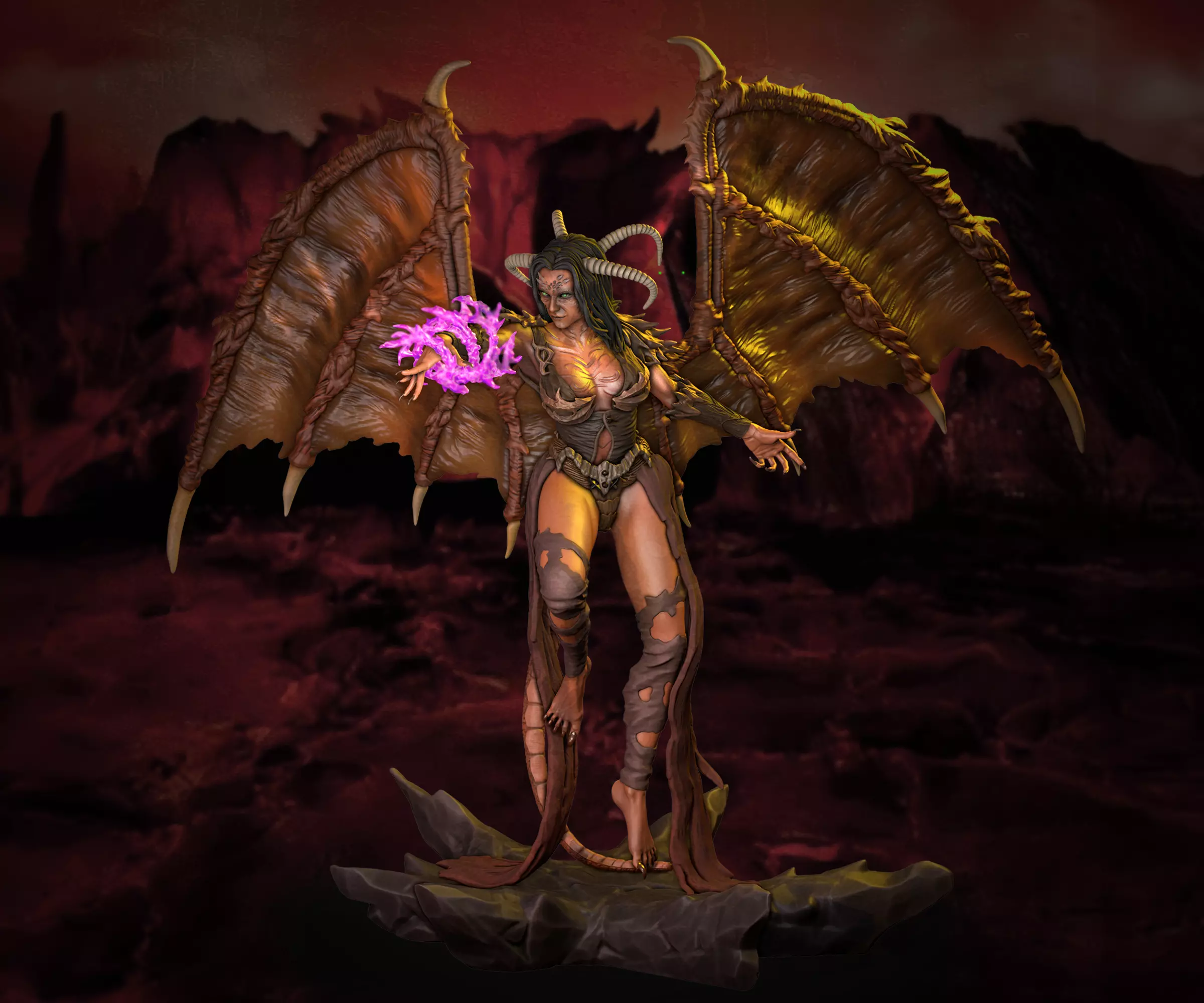 Disciples 2 Succubus 3D print model