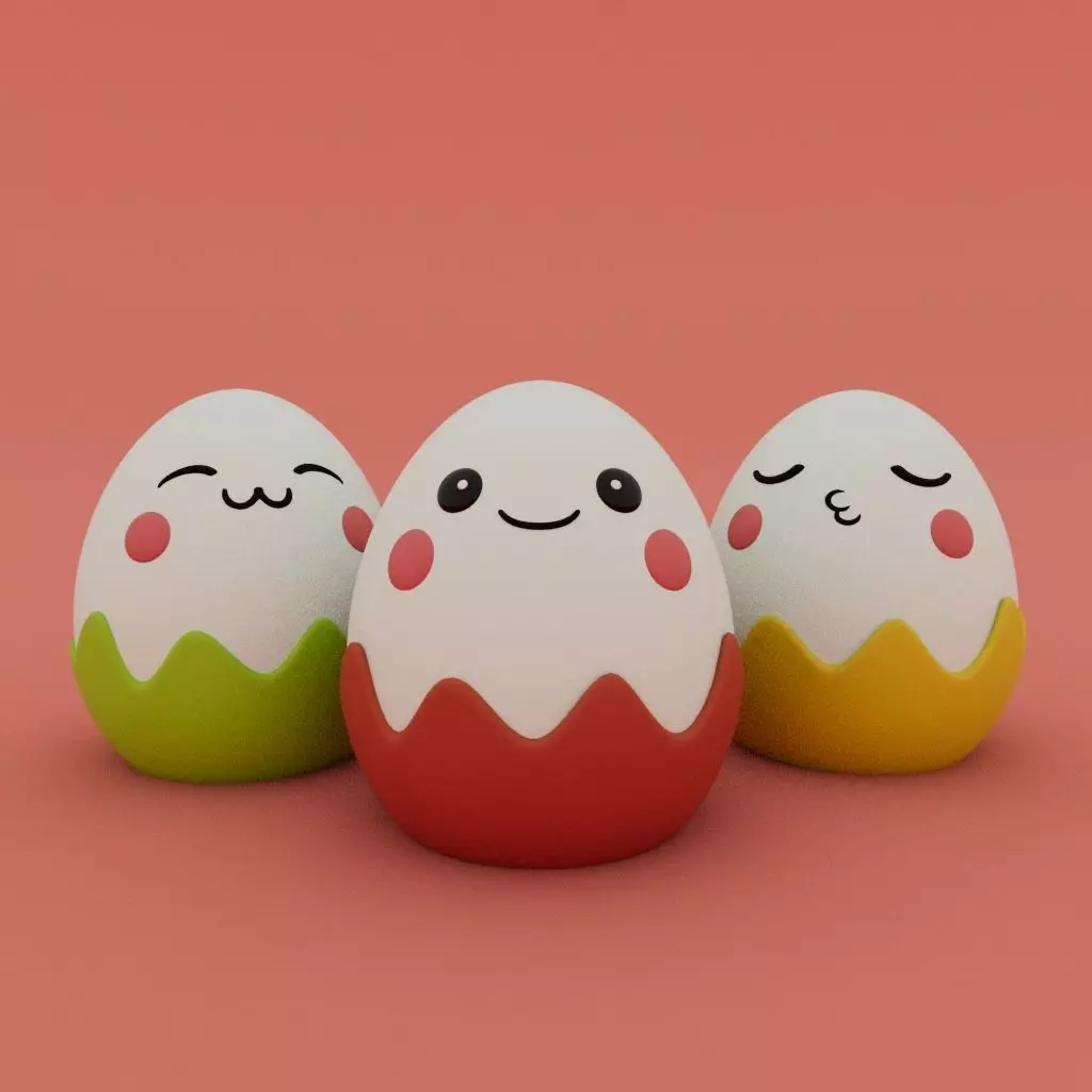 Easter Special - Egg Set 01 3D print model_0