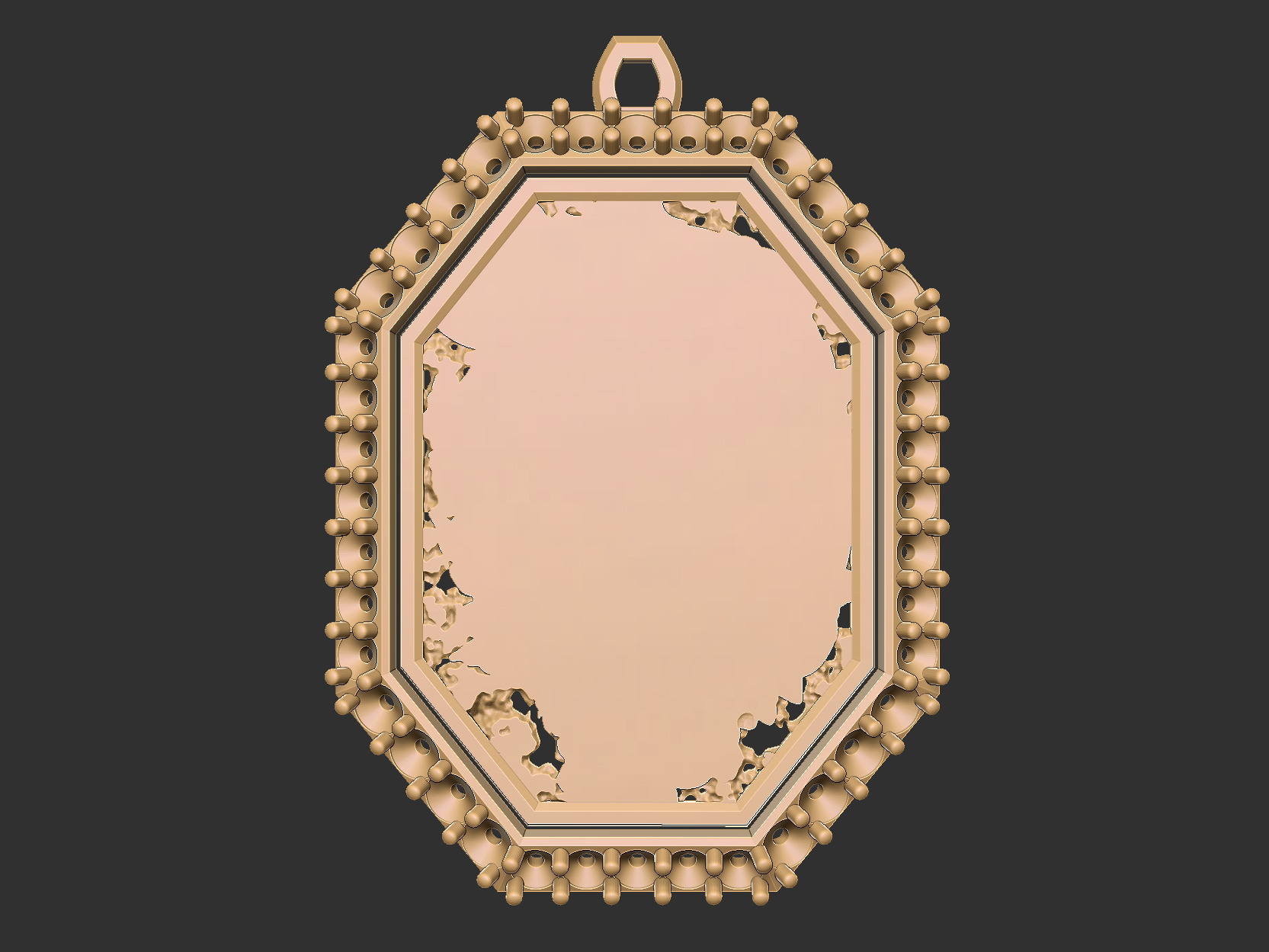 Snake luxury7 or cobra silver venum animal medallion bracelet 3D print model_5