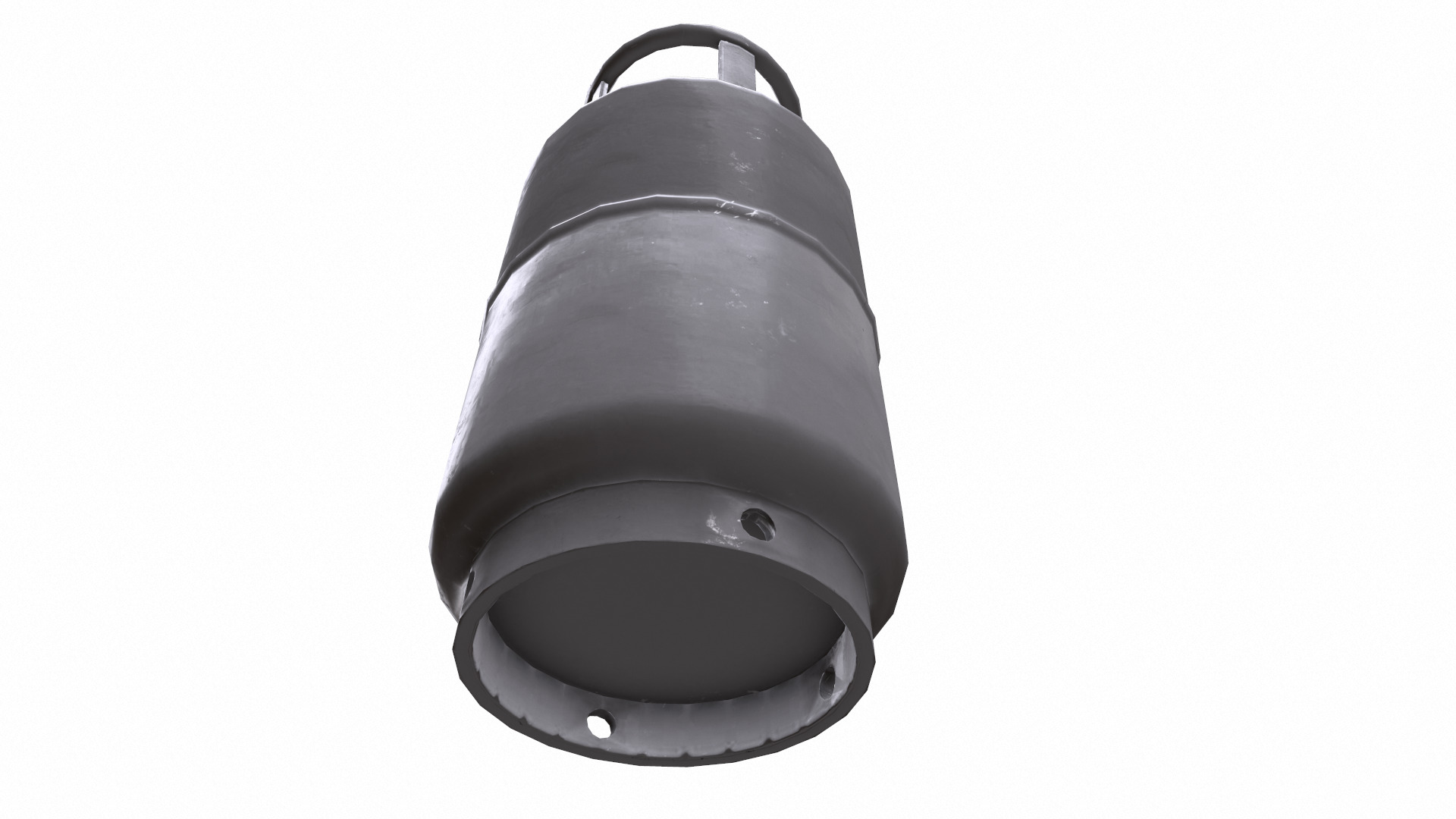 Bharat Gas Cylinder Low Poly Low-poly 3D model_40