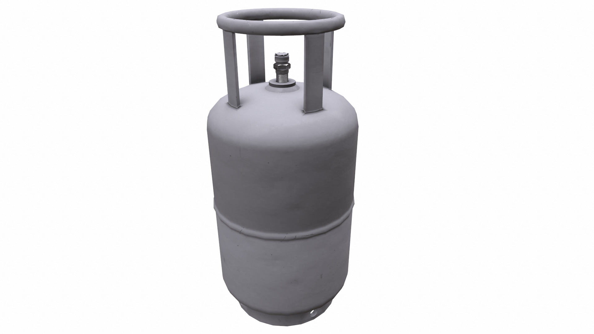 Bharat Gas Cylinder Low Poly Low-poly 3D model_38