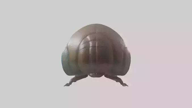 Pill Bug rolling up model