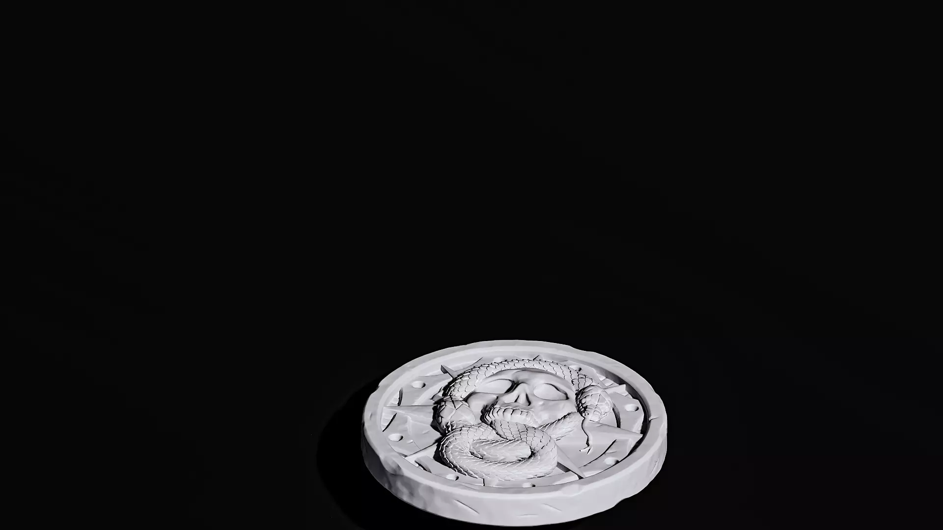 coin money 3D print model_0