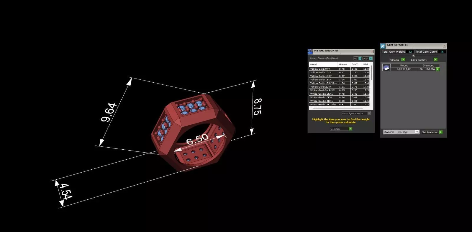 Charm Necklace Pendant 3D Model Collection 3D print model_18