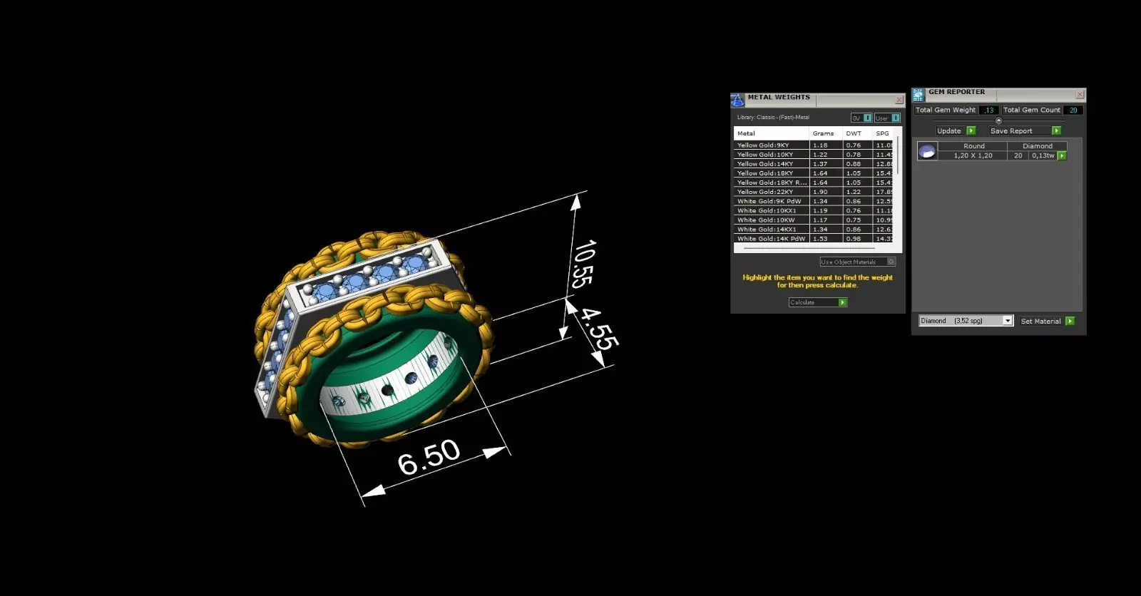 Charm Necklace Pendant 3D Model Collection 3D print model_6