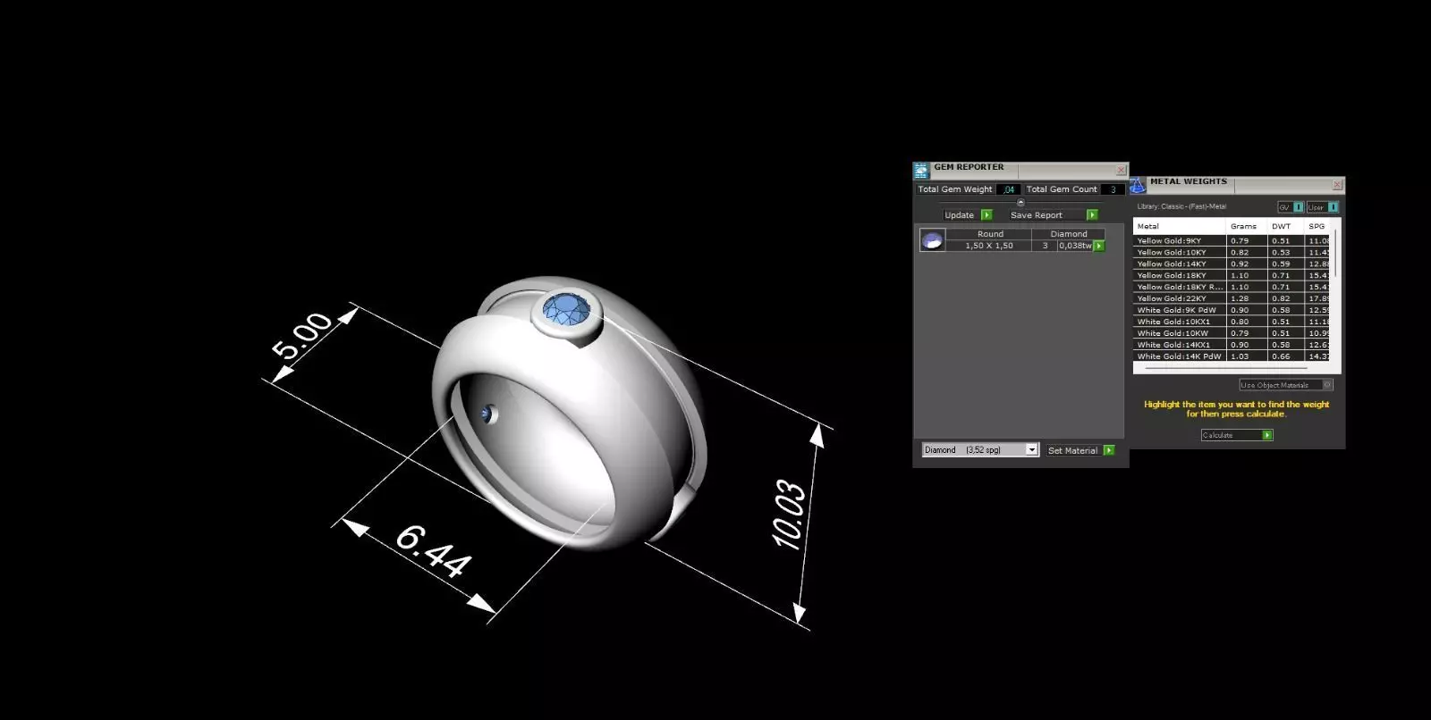 Charm Necklace Pendant 3D Model Collection 3D print model_4