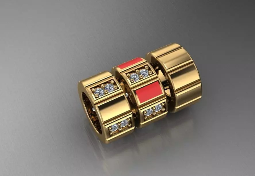 Charm Necklace Pendant 3D Model Collection 3D print model_8