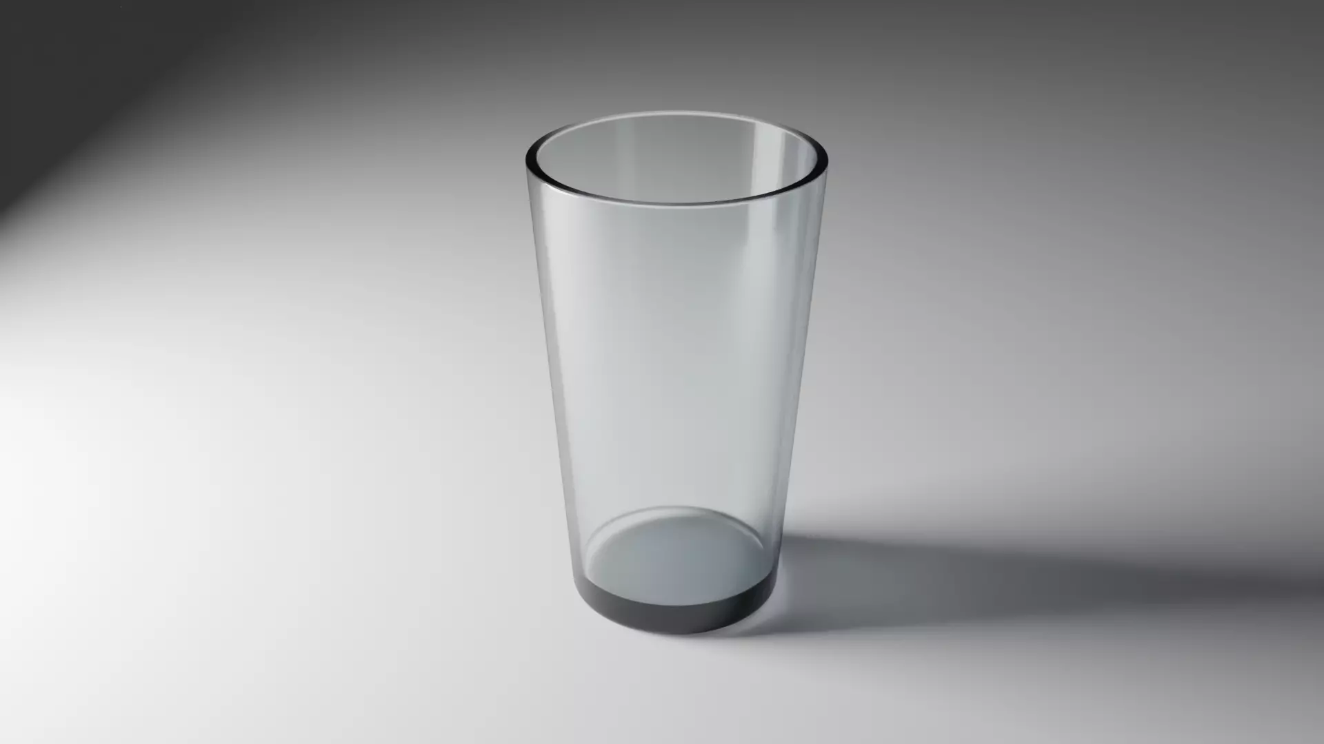 Water glass 3D model_0