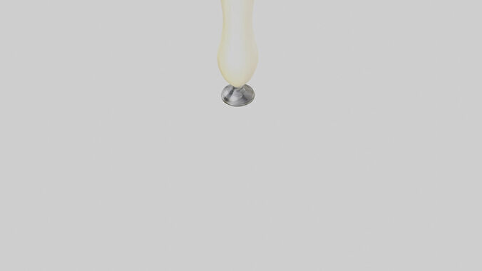 Pina colada smoothie model Low-poly 3D model 6