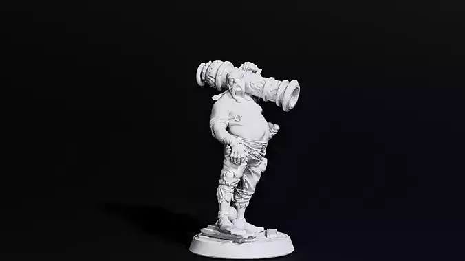 cannon pirate 3D print model