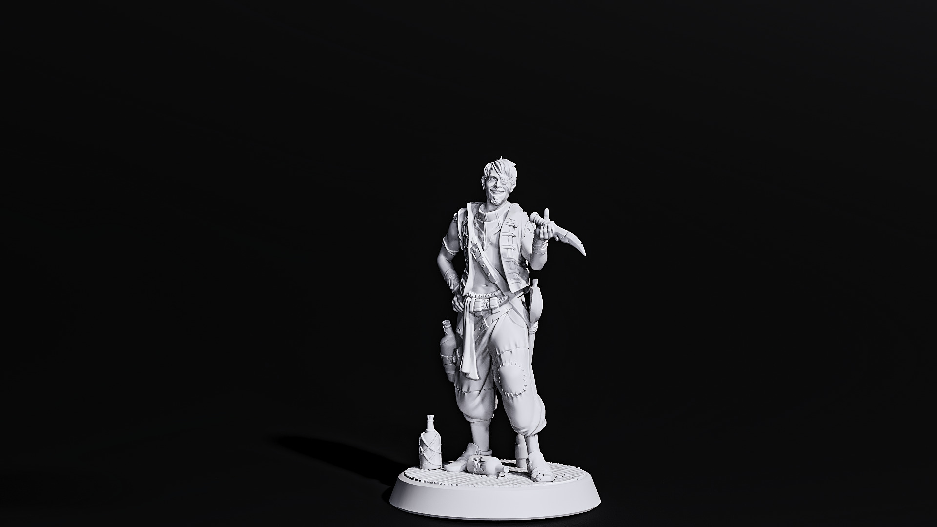 eyepatch 3D print model_1
