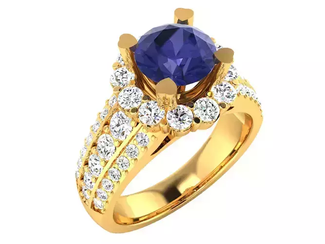 Women Ring  Render 3dm STL OBJ FBX Details