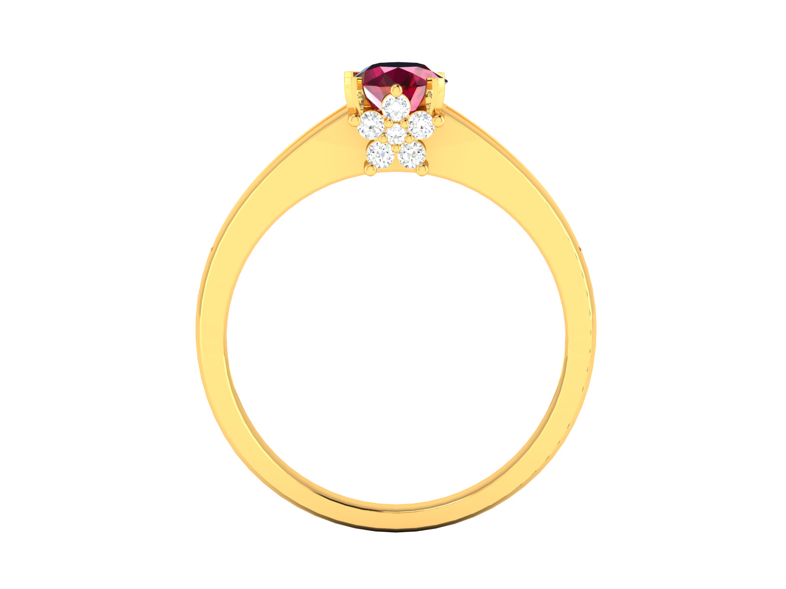 Women Ring  Render 3dm STL OBJ FBX Details 3D print model_2