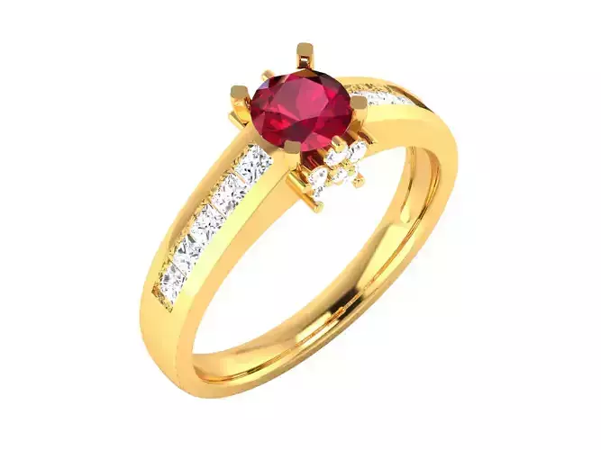 Women Ring  Render 3dm STL OBJ FBX Details