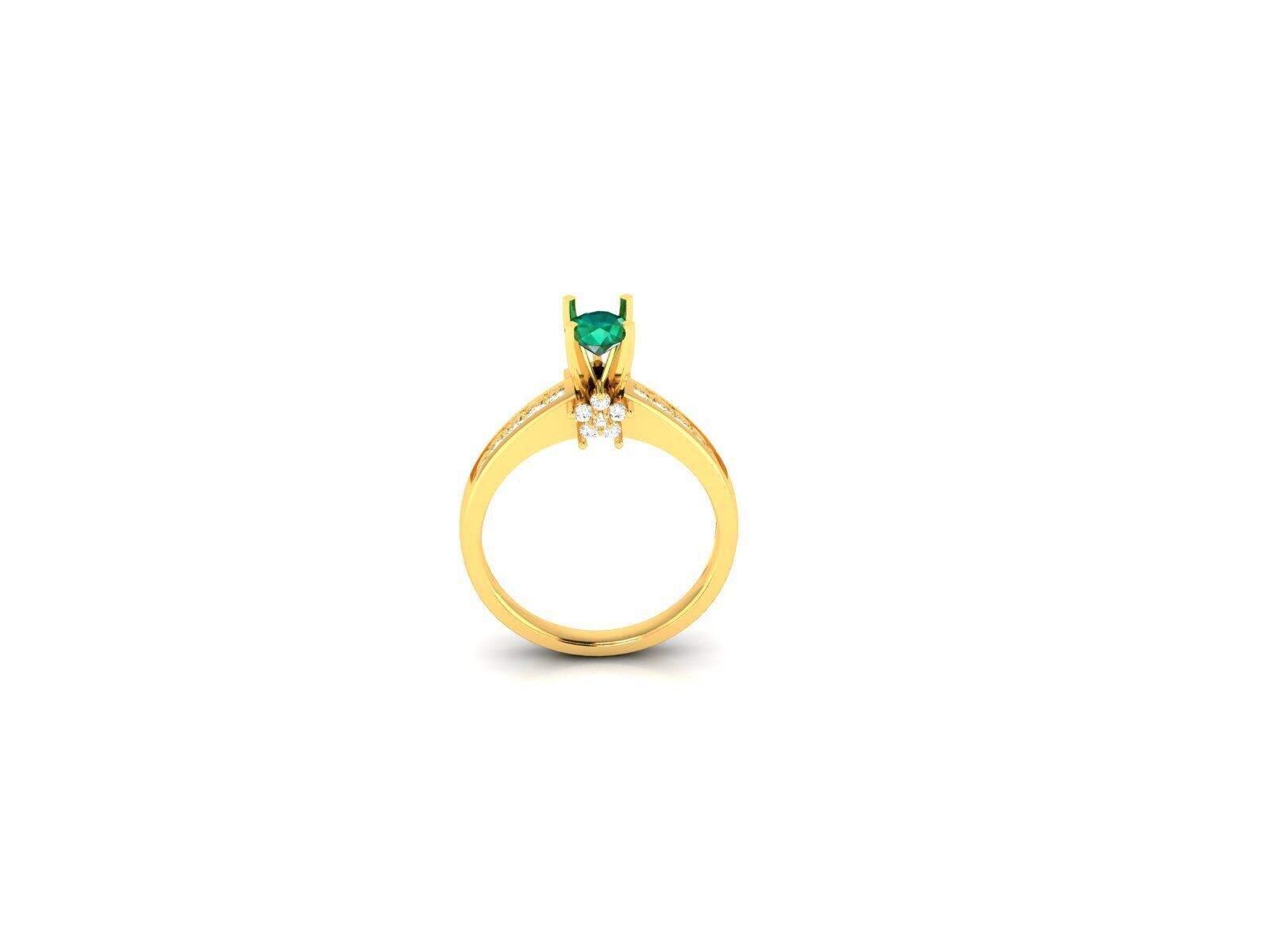 Women Ring  Render 3dm STL OBJ FBX Details 3D print model_8