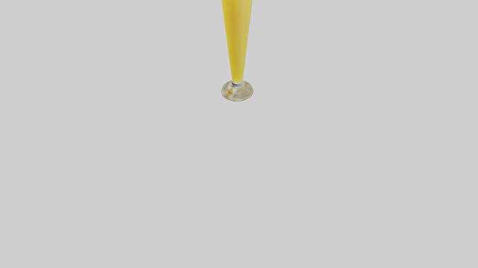 Pineapple juice model Low-poly 3D model 6
