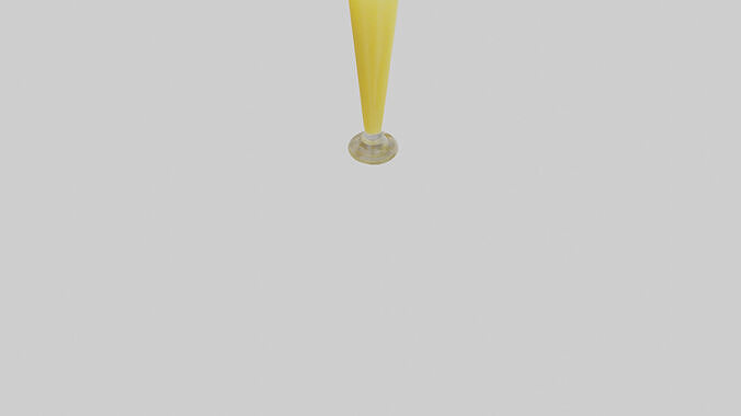Pineapple juice model Low-poly 3D model 5