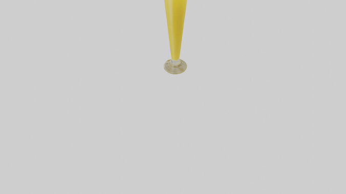 Pineapple juice model Low-poly 3D model 4