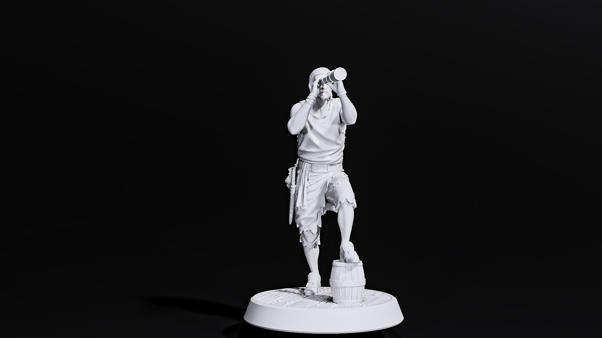 pirate scout 3D print model_1
