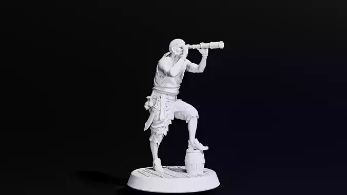 pirate scout 3D print model