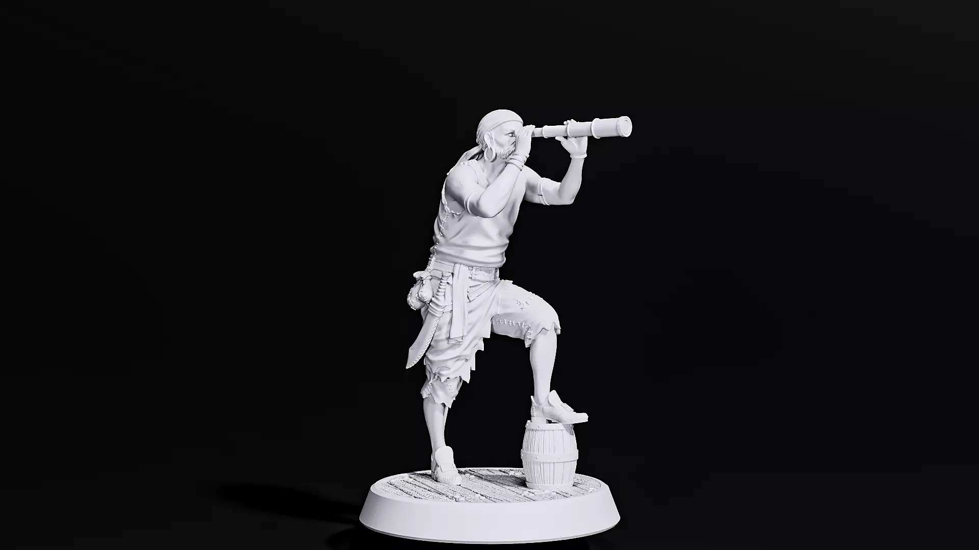 pirate scout 3D print model_0