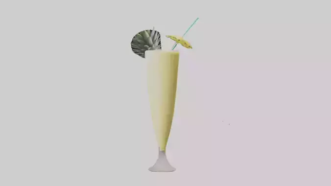 Pineapple smoothie model
