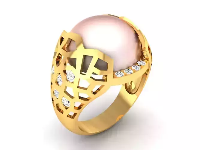Women Ring  Render 3dm STL OBJ FBX Details
