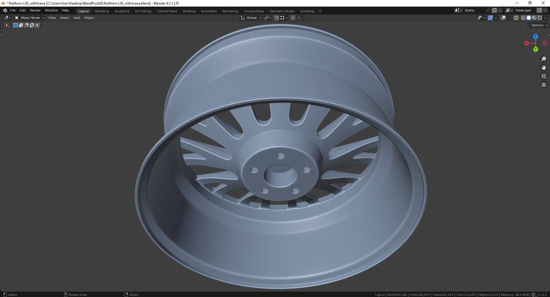 Rotiform LSE Rim 3D model_13