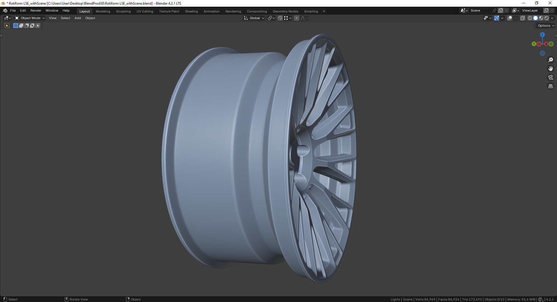 Rotiform LSE Rim 3D model_7