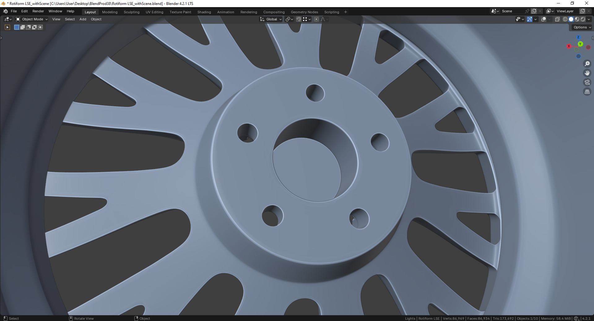 Rotiform LSE Rim 3D model_14