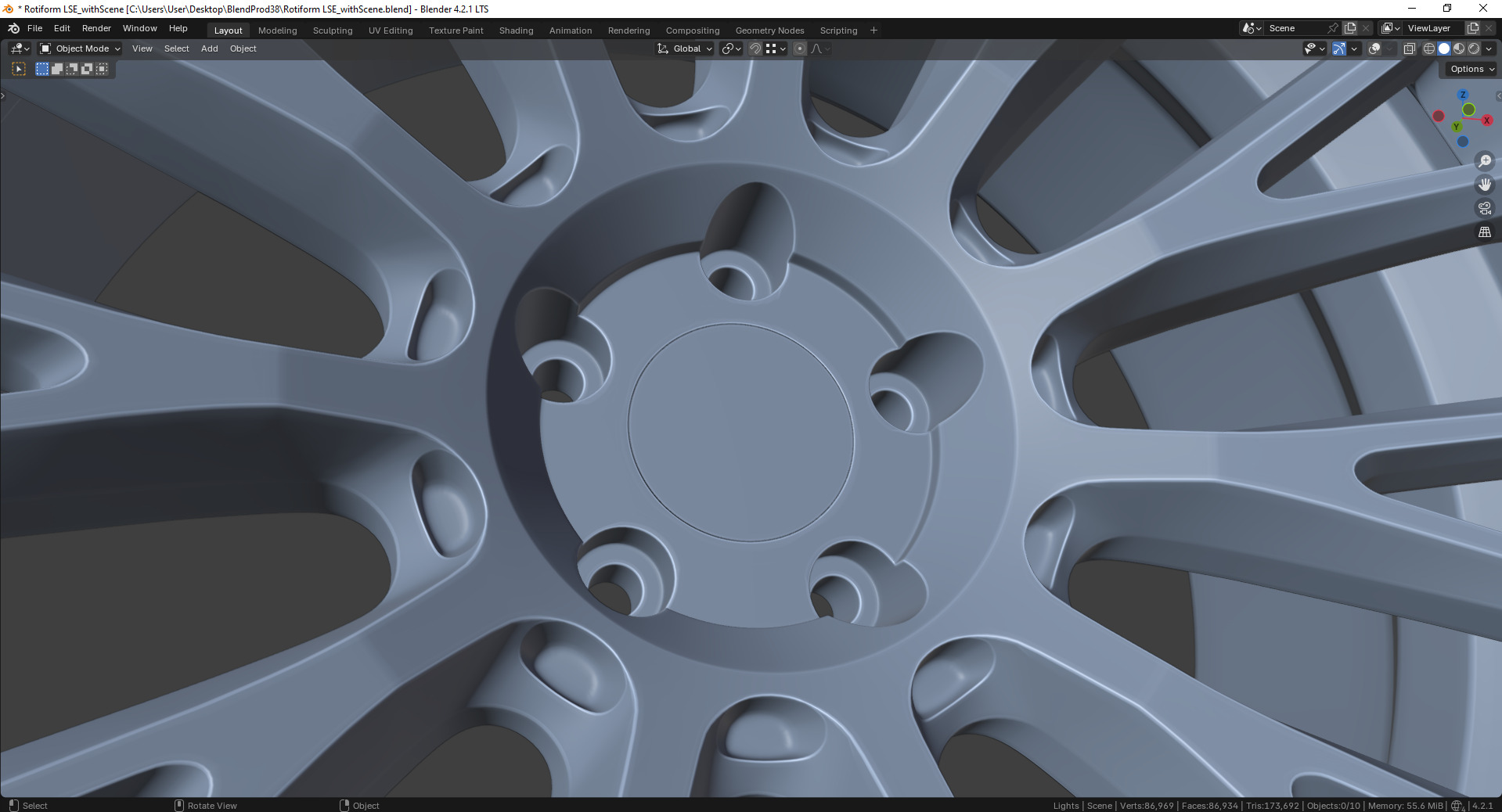 Rotiform LSE Rim 3D model_10