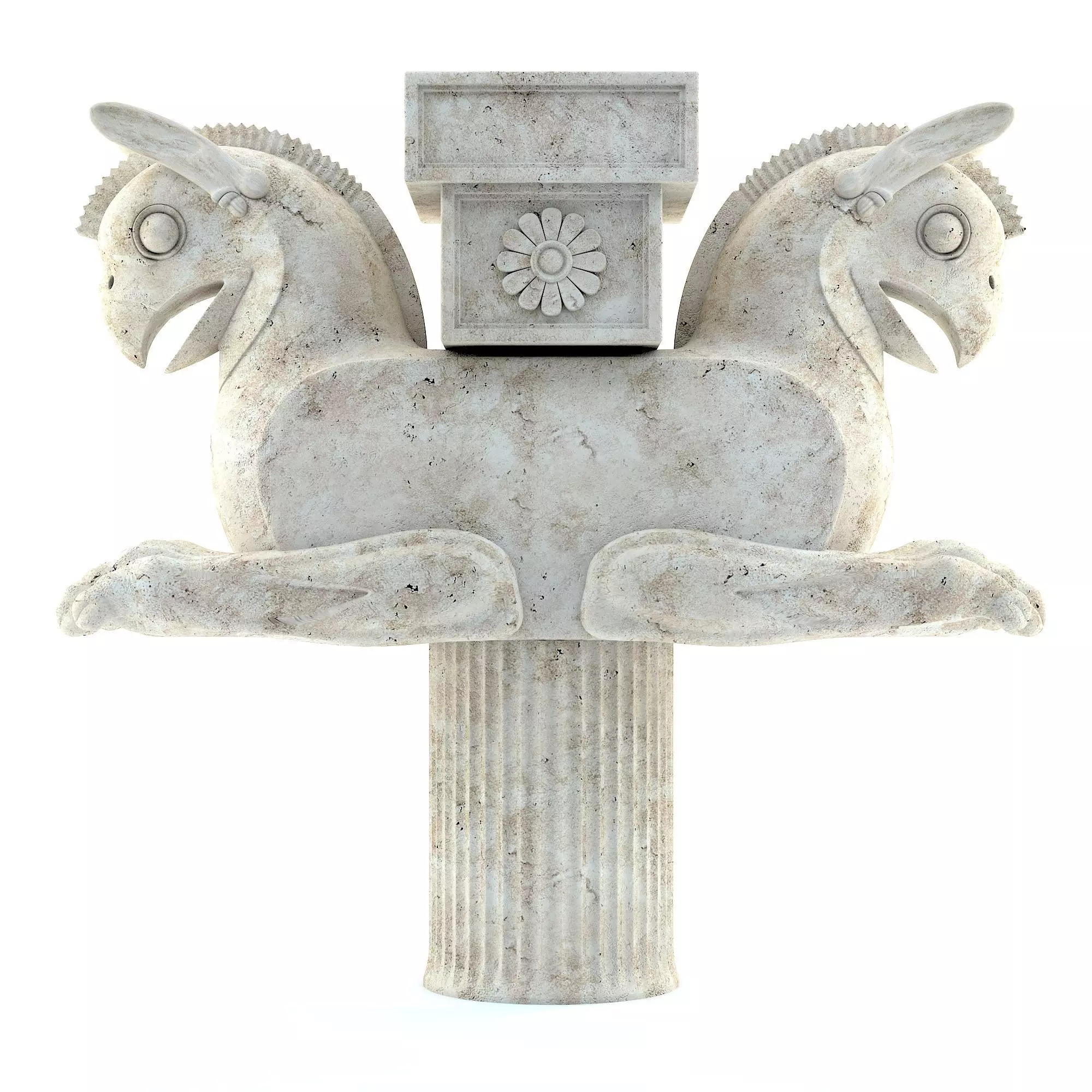 Persian column 03 3D model_0