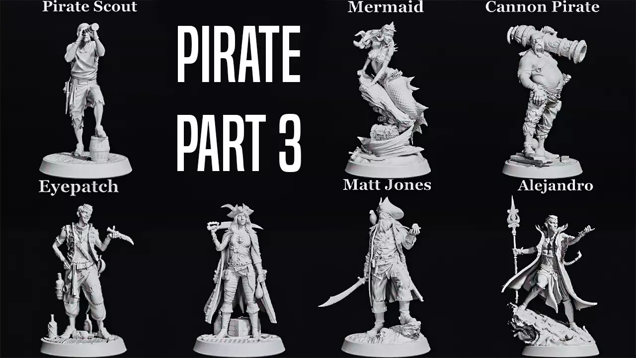 pirate sea part 3 3D Model Collection_0