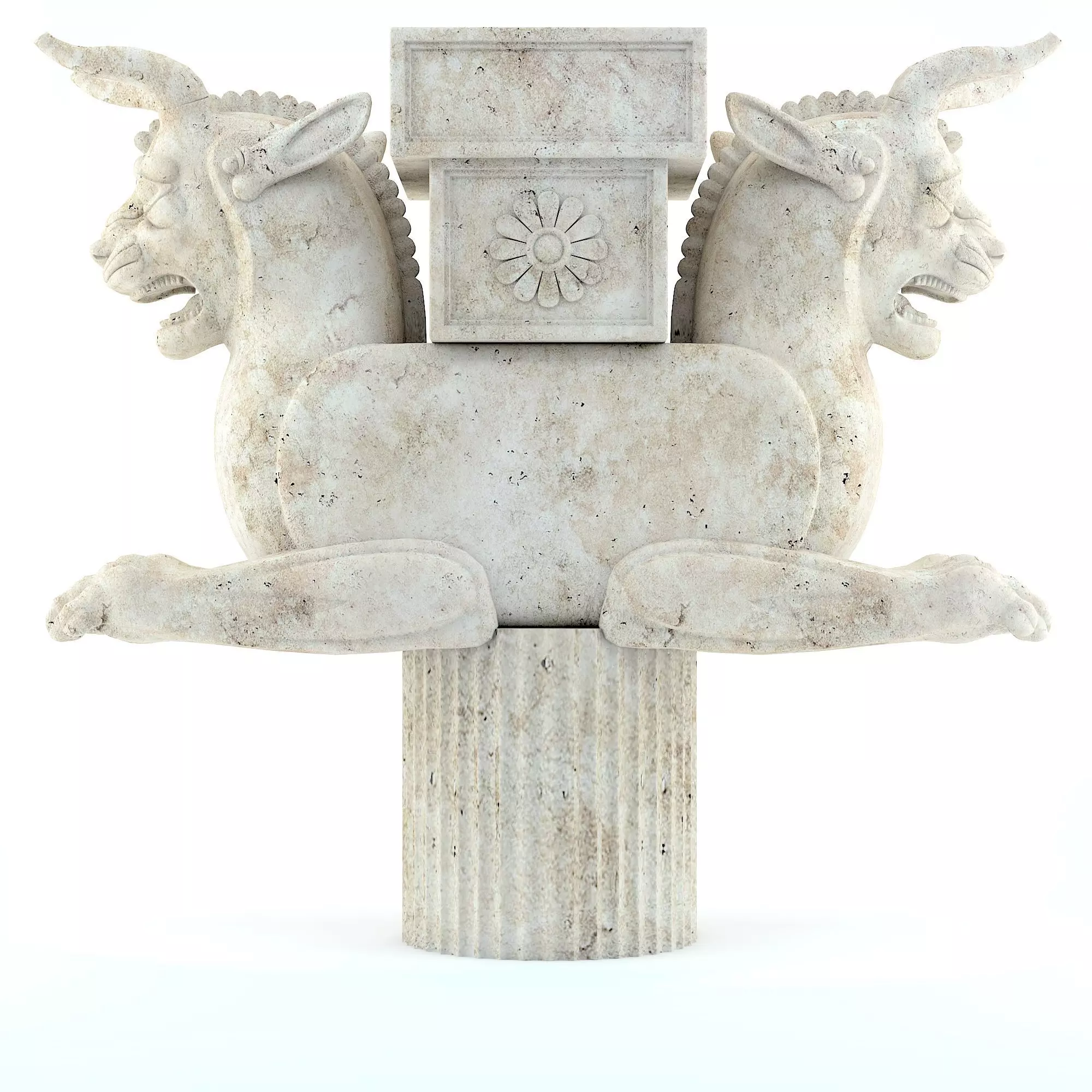 Persian column 04 3D model_0