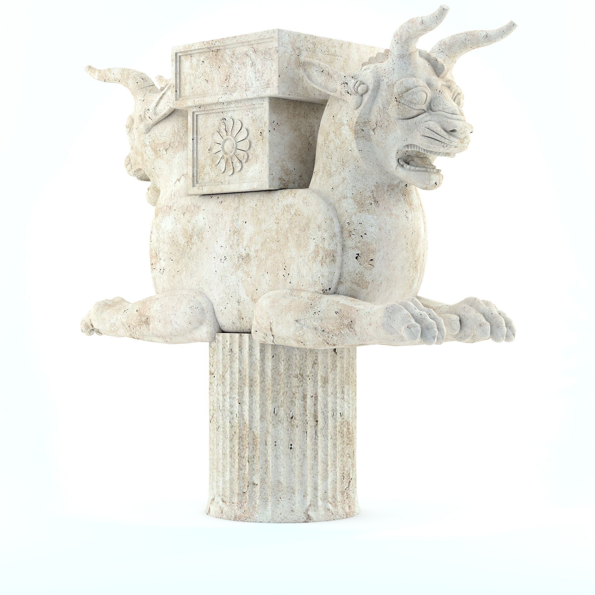 Persian column 04 3D model_1