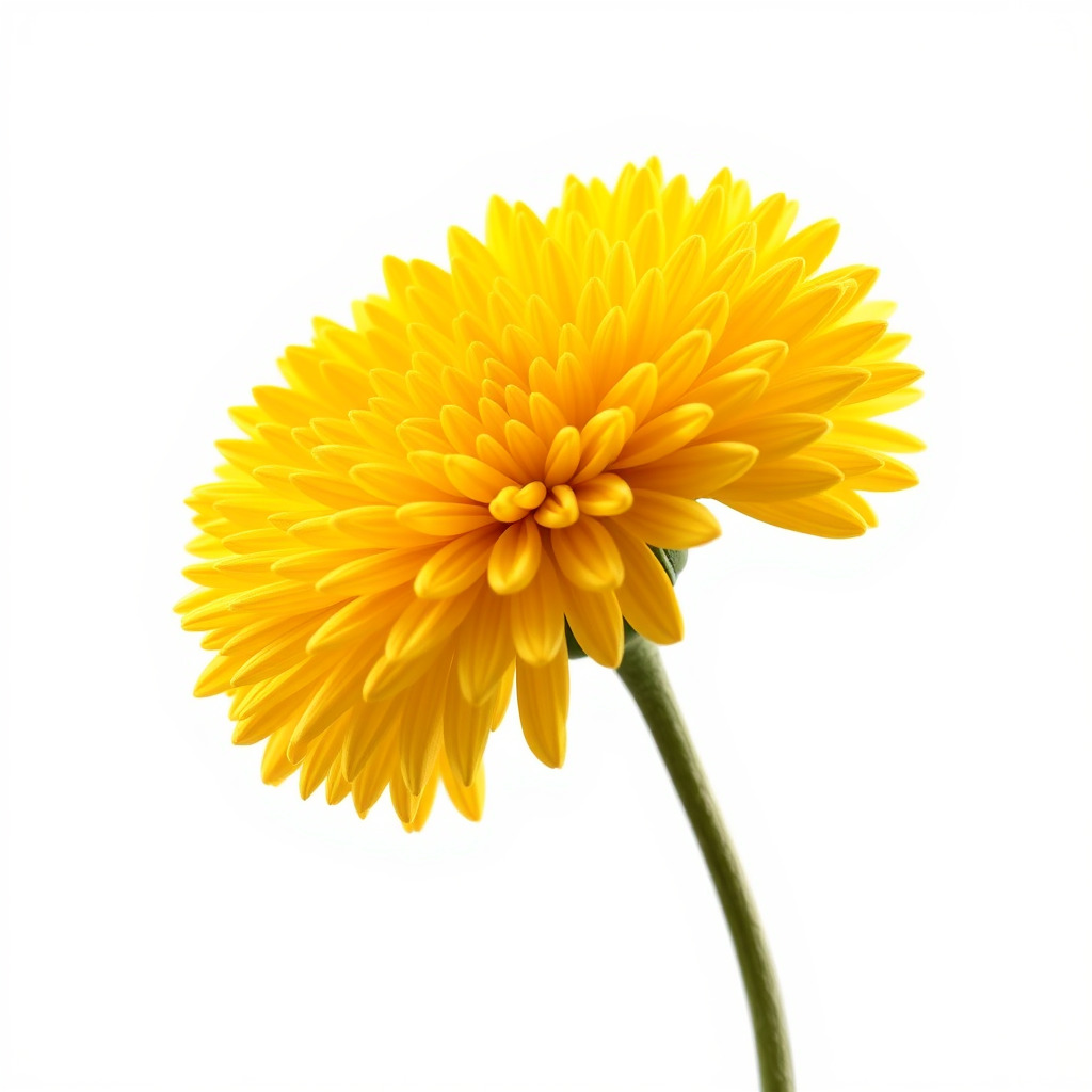 Chrysanthemum Yellow Sunlit Texture model pack Low-poly 3D model_3