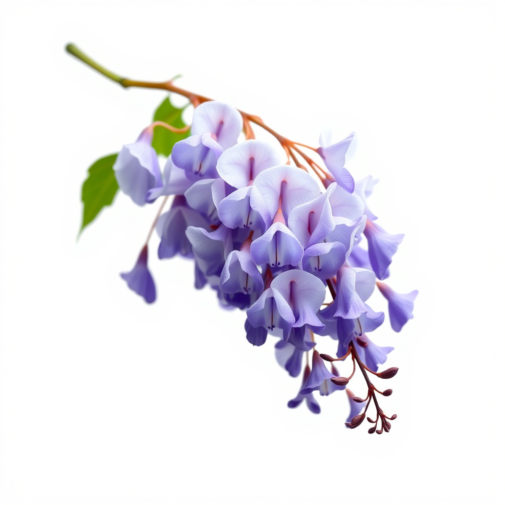 Bicolor Wisteria Petals 3D Model Pack Low-poly 3D model_4
