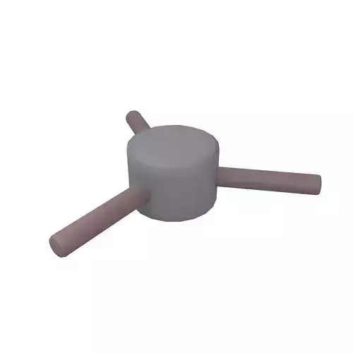 Platform Rotation Trap v1 001 Low-poly 3D model