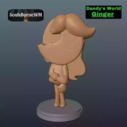 Dandy World Ginger 3D print model