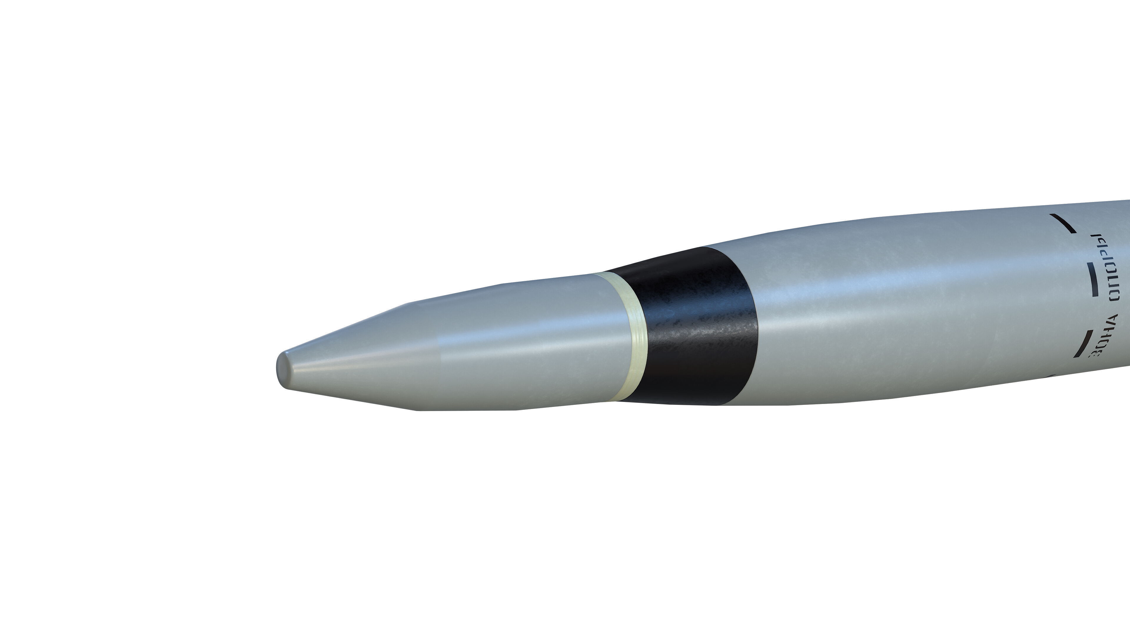 KAB-50C  KAB-50TV  and  KAB-50L guided air bomb 3in1 Low-poly 3D model_17