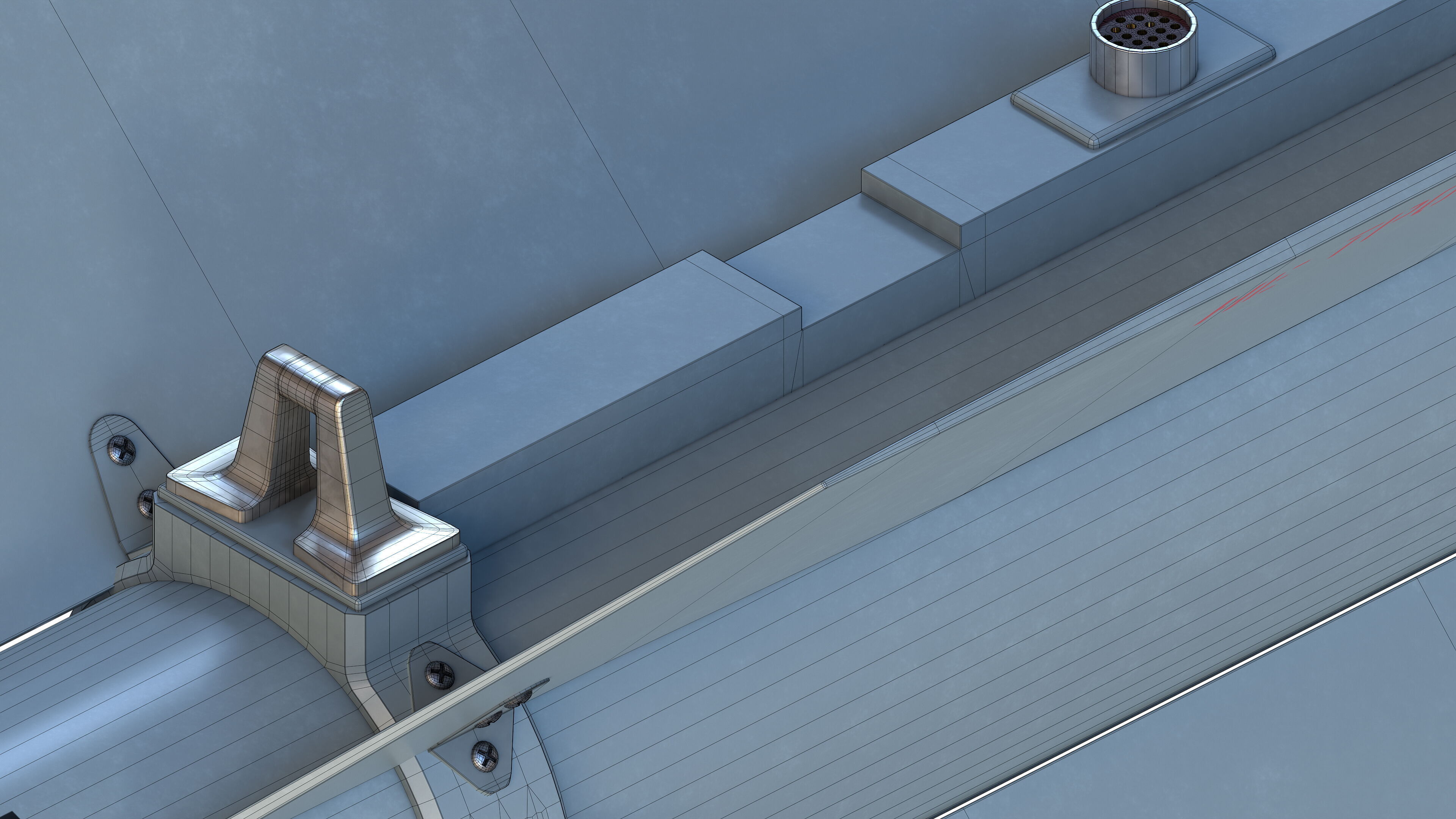 KAB-50C  KAB-50TV  and  KAB-50L guided air bomb 3in1 Low-poly 3D model_25