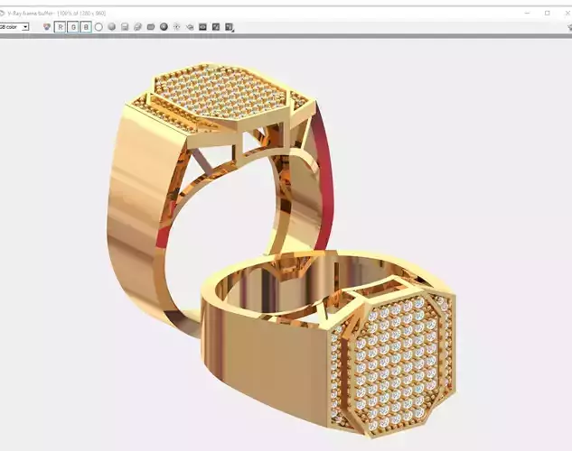 Fancy Means Ring 3D print model 3D print model