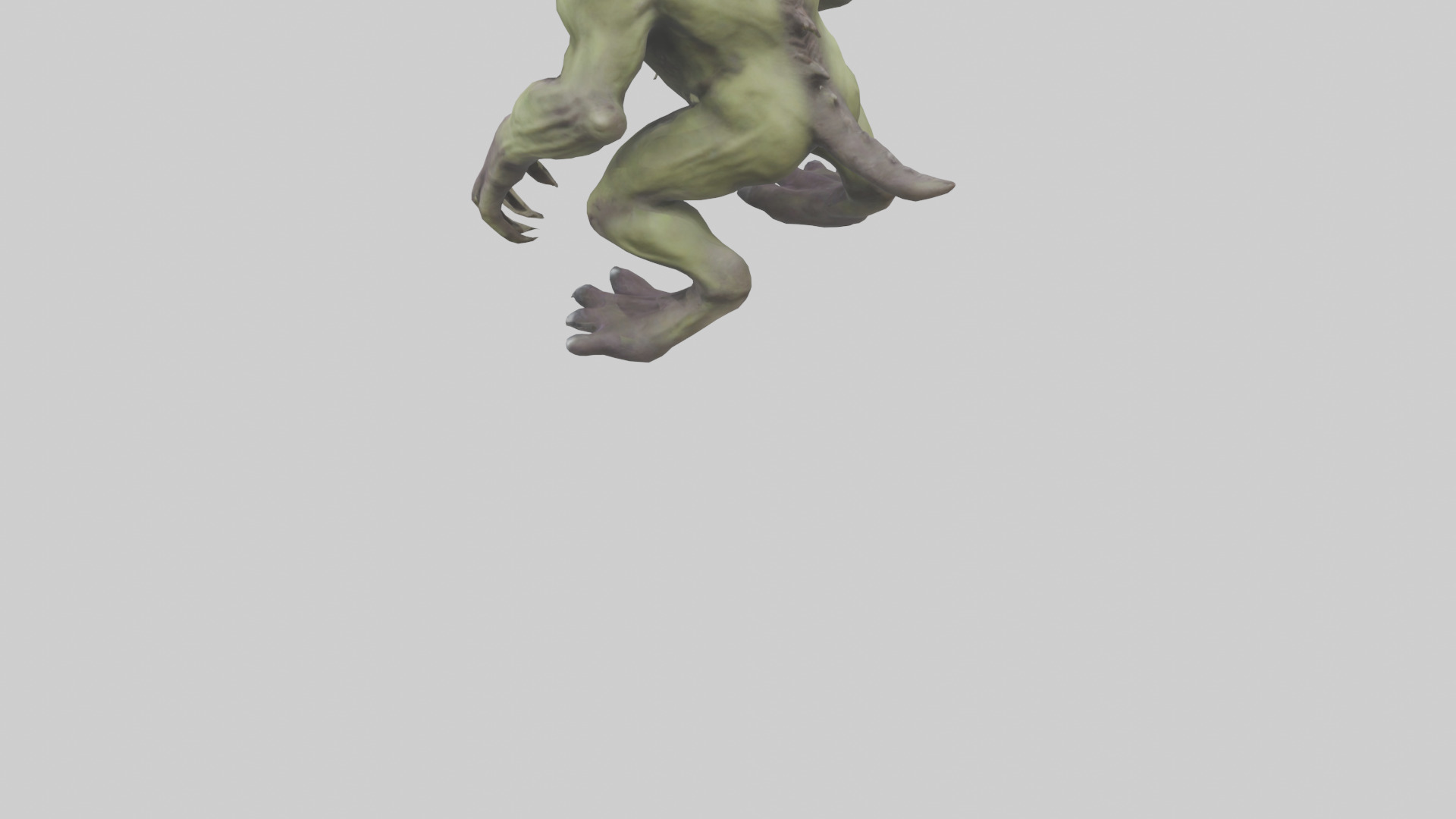 Plague Beast model Low-poly 3D model_4