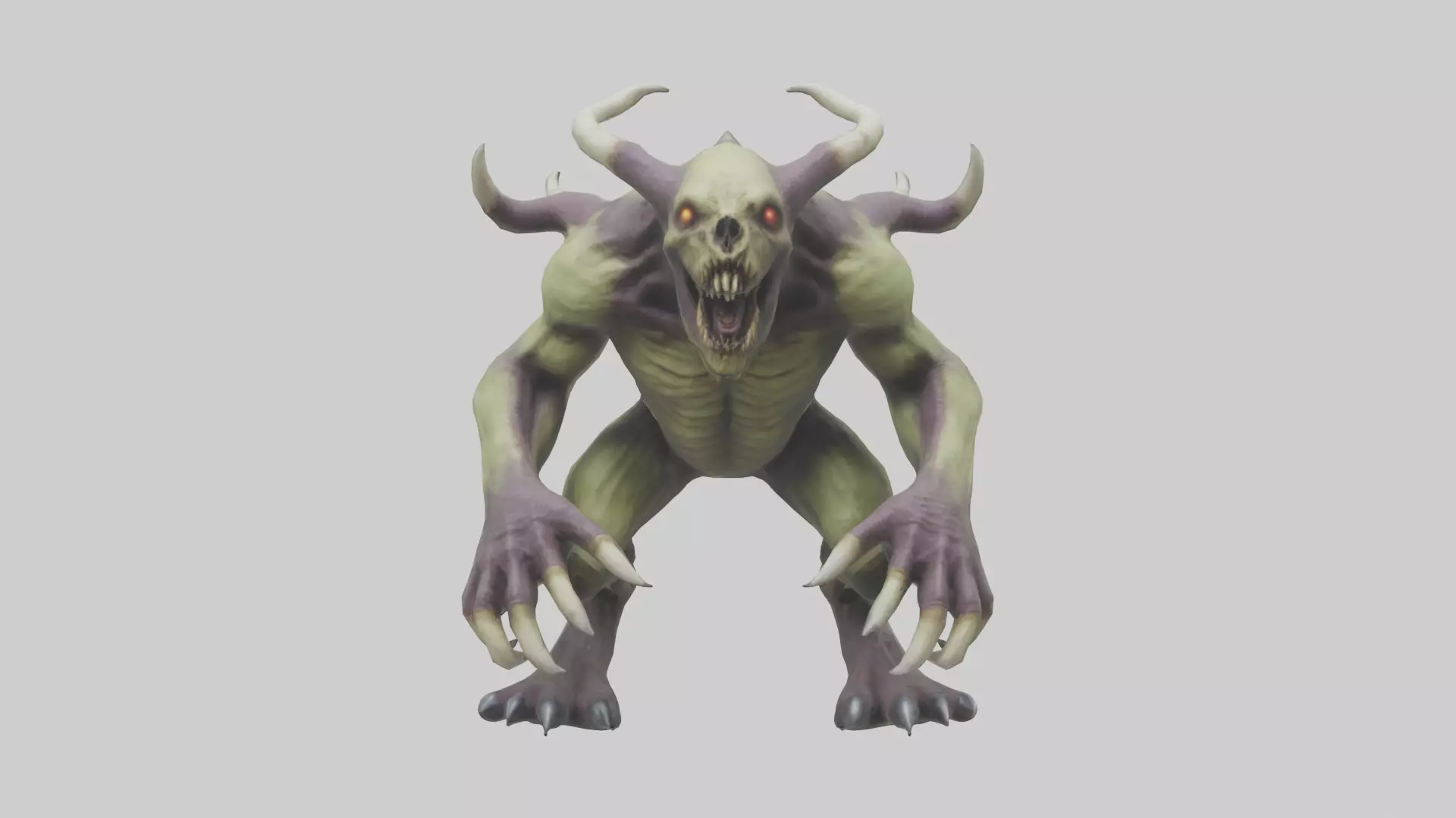 Plague Beast model Low-poly 3D model_0