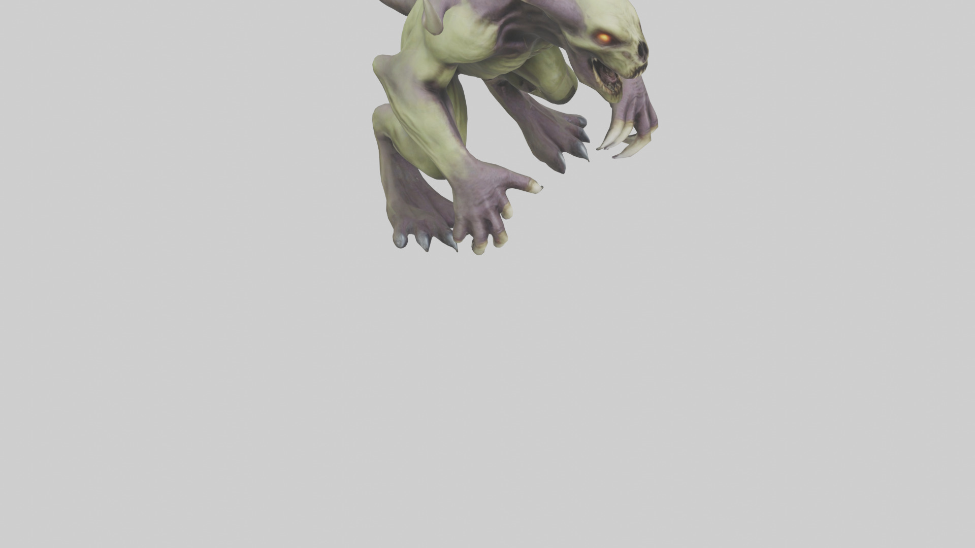Plague Beast model Low-poly 3D model_7