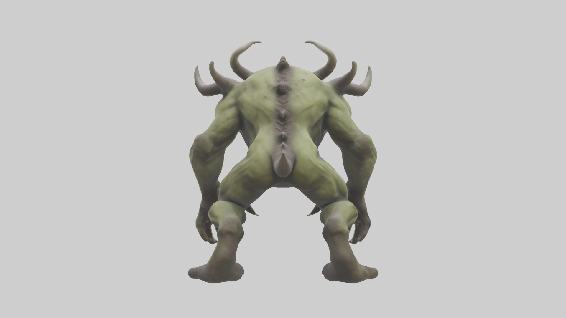 Plague Beast model Low-poly 3D model_1