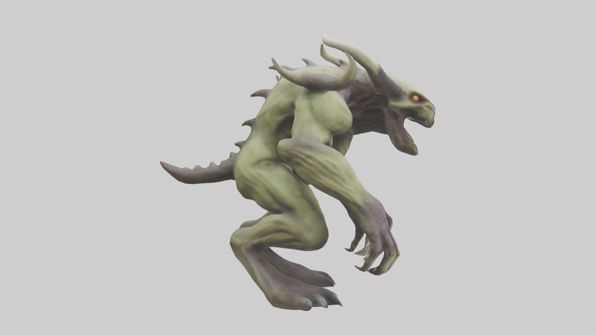 Plague Beast model Low-poly 3D model_13
