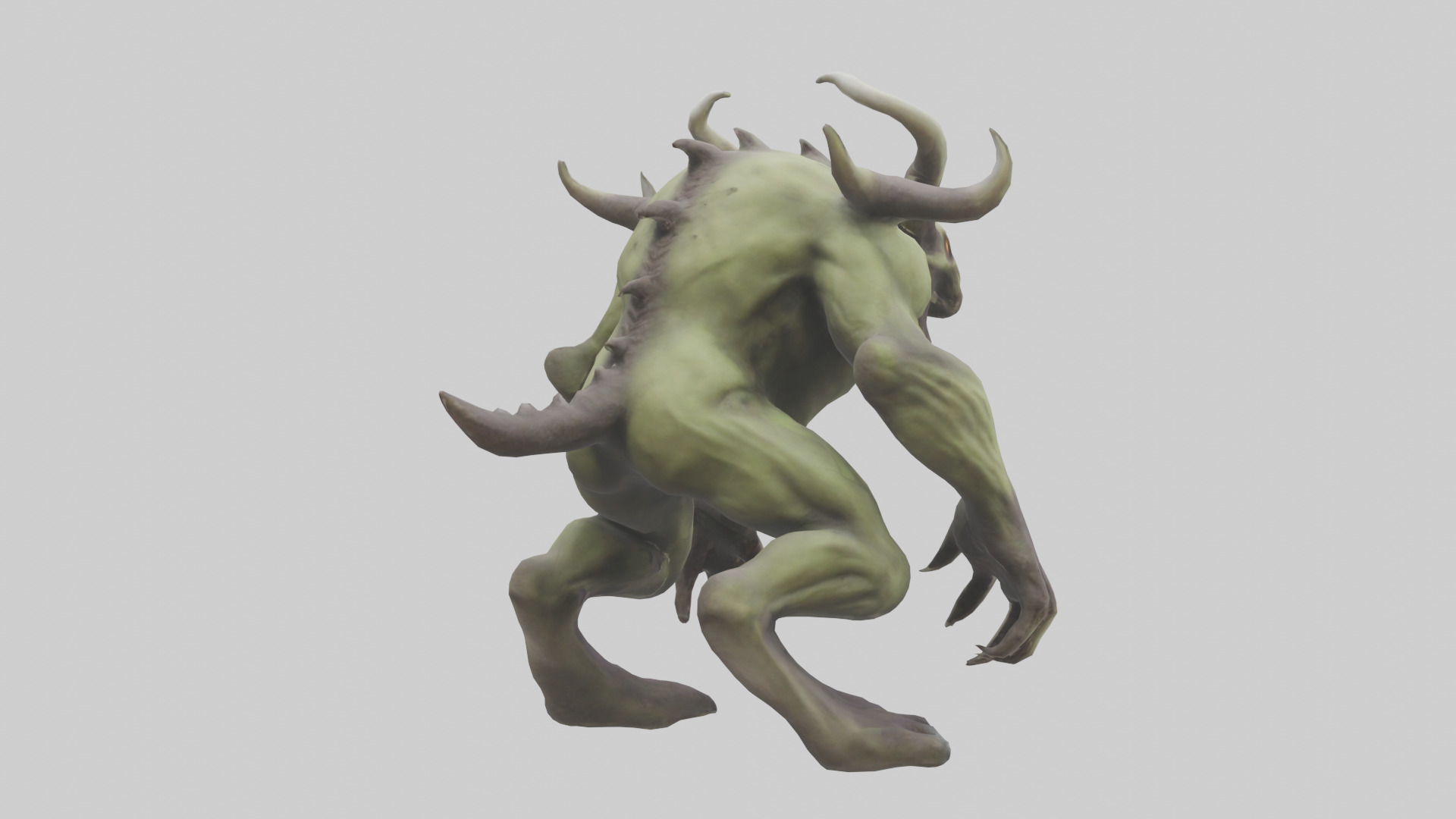 Plague Beast model Low-poly 3D model_3