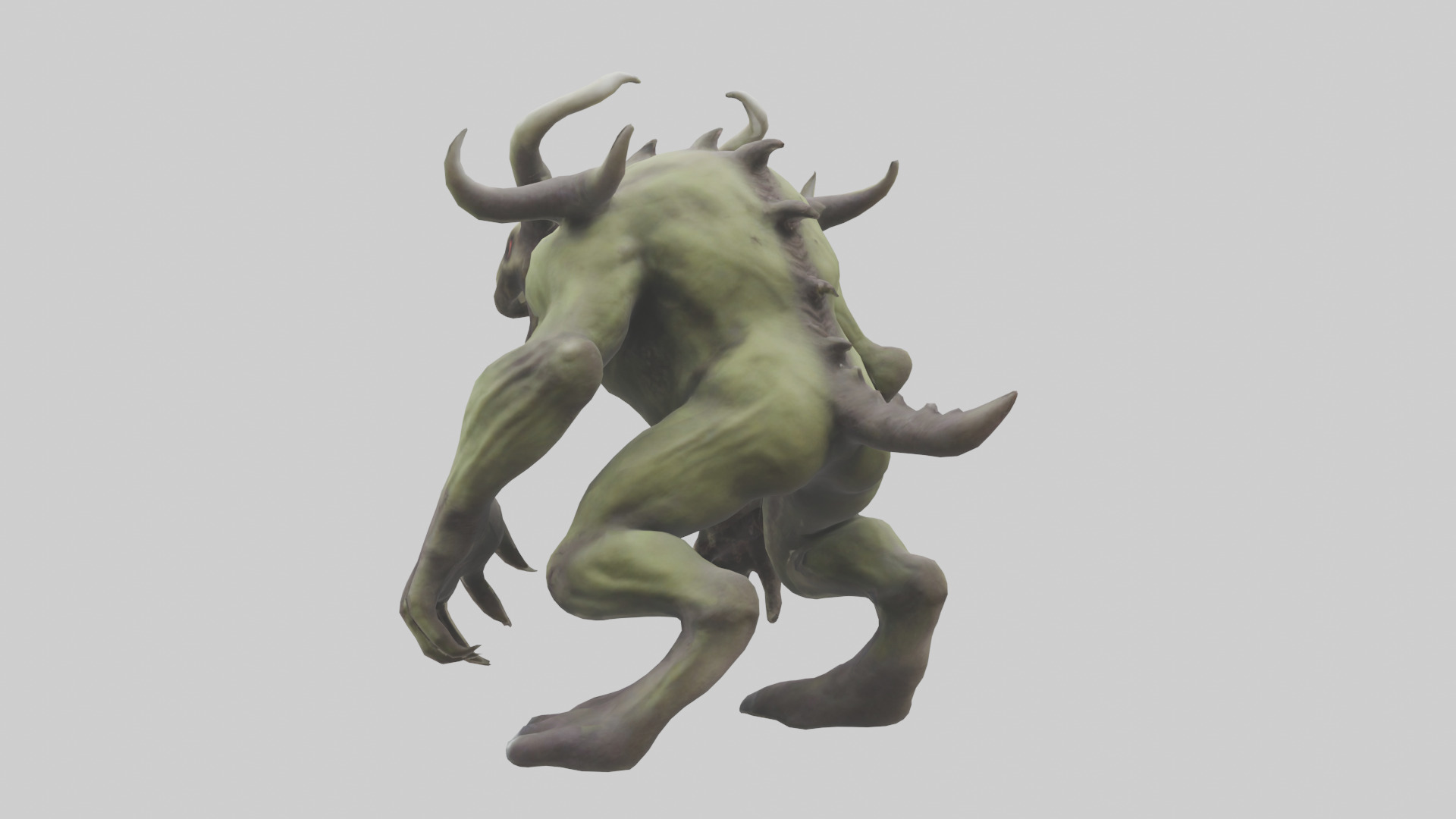 Plague Beast model Low-poly 3D model_2